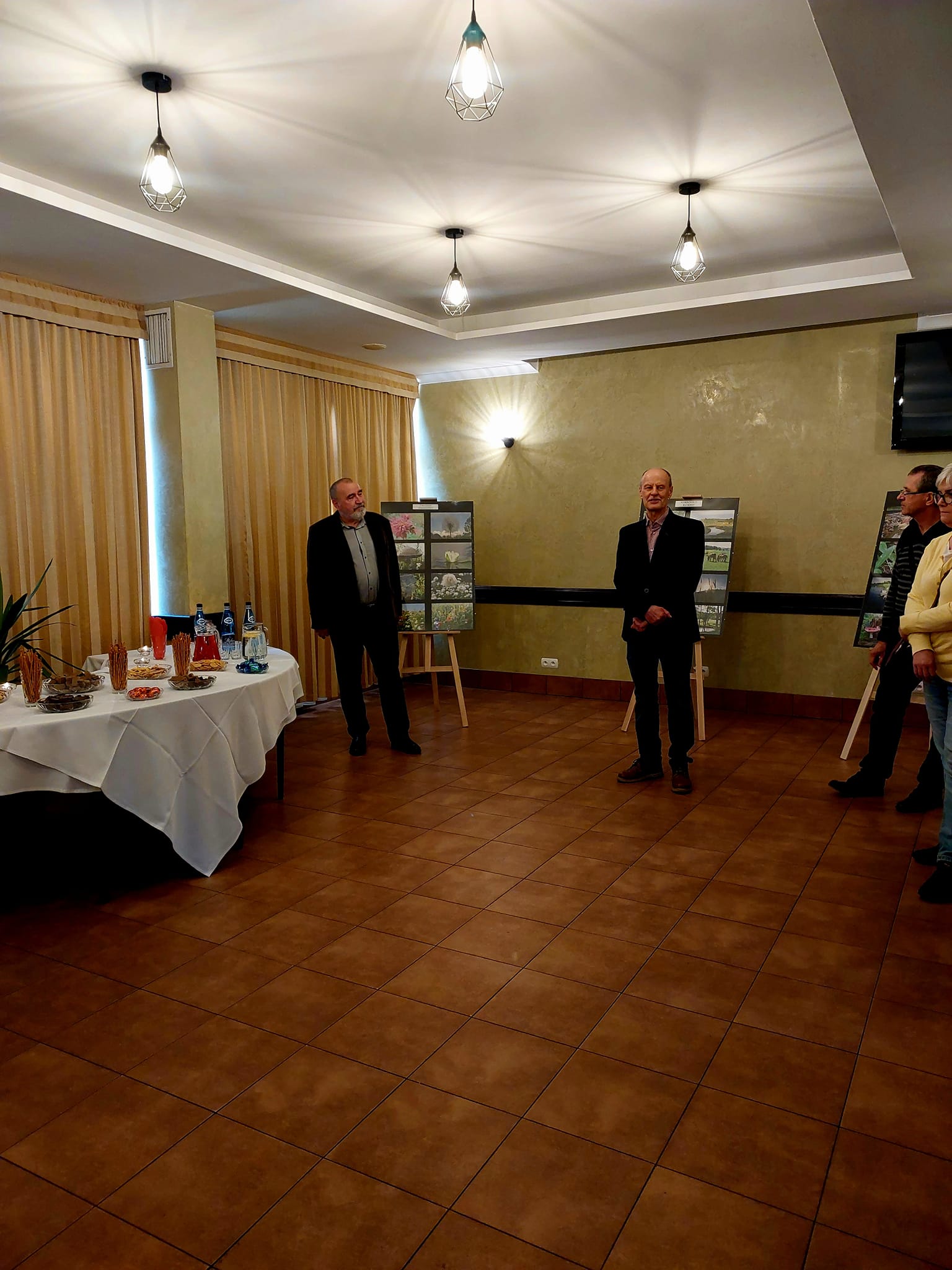 Official opening of the photo exhibition by Mr. Director Przemysław Bonk and the author - Mr. Wojciech Bartosik.
